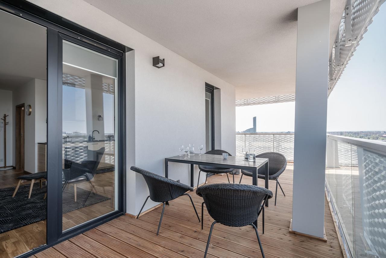 Rentplanet - Apartamenty Atal Tower Wrocław Kültér fotó
